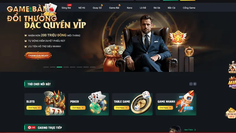 Kho sản phẩm đa dạng của Vivu88